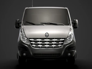 renault master singlecab sw e30 chassis 2010 3D Model