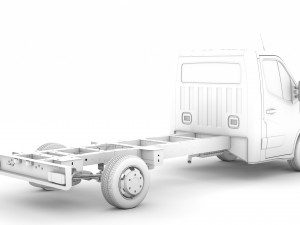 renault master singlecab sw e30 chassis 2010 3Dモデル