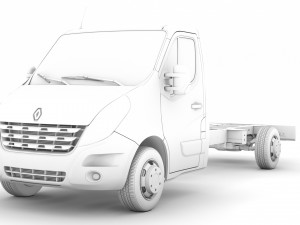 renault master singlecab sw e30 chassis 2010 3Dモデル