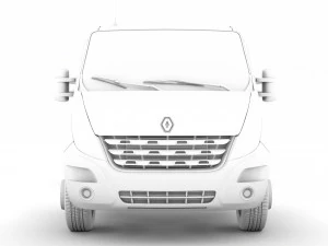 renault master singlecab sw e30 chassis 2010 3D Model
