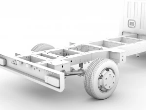 renault master singlecab sw e30 chassis 2010 3D Model