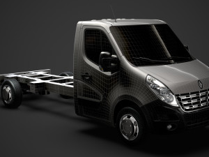 renault master singlecab sw e30 chassis 2010 3Dモデル
