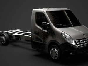 renault master singlecab sw e30 chassis 2010 3D Model