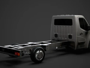 renault master singlecab sw e30 chassis 2010 3D Model