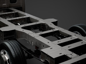 renault master singlecab sw e30 chassis 2010 3Dモデル