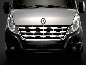 renault master singlecab sw e30 chassis 2010 3D Model