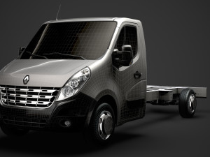 renault master singlecab sw e30 chassis 2010 3Dモデル