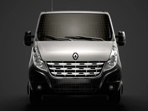 renault master singlecab sw e30 chassis 2010 3D Model