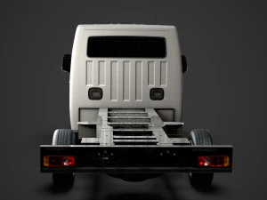 renault master singlecab sw e30 chassis 2010 3D Model