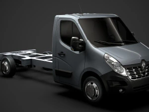 chassi renault master singlecab sw e30 2014 Modelo 3D