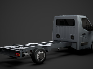 renault master singlecab sw e30 chassis 2014 3D Model