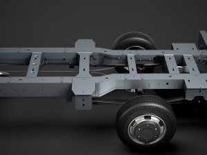 renault master singlecab sw e30 chassis 2014 3D Model