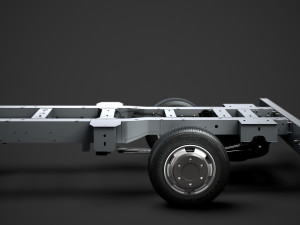 renault master singlecab sw e30 chassis 2014 3D Model