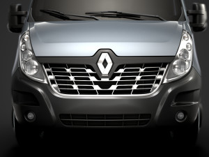 renault master singlecab sw e30 chassis 2014 3D Model