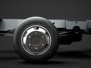renault master singlecab sw e30 chassis 2014 3D Model