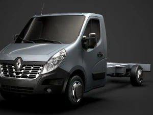 chassi renault master singlecab sw e30 2014 Modelo 3D