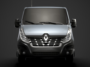 renault master singlecab sw e30 chassis 2014 3D Model