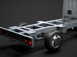 renault master singlecab sw e30 chassis 2014 3D Model