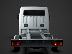 renault master singlecab sw e30 chassis 2014 3D Model