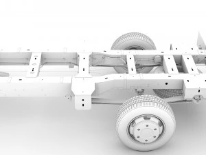 chassi renault master singlecab sw e30 2014 Modelo 3D