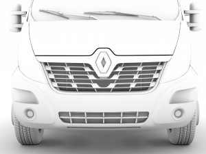 renault master singlecab sw e30 chassis 2014 3D Model