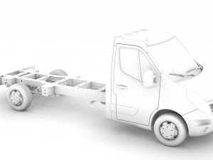 chassi renault master singlecab sw e30 2014 Modelo 3D