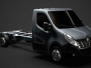 chassi renault master singlecab sw e30 2014 Modelo 3D