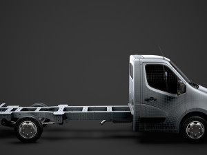 renault master singlecab sw e30 chassis 2014 3D Model