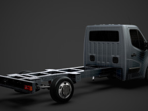 renault master singlecab sw e30 chassis 2014 3D Model