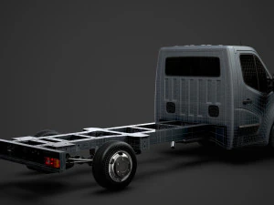 chassi renault master singlecab sw e30 2014 Modelo 3D