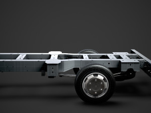renault master singlecab sw e30 chassis 2014 3D Model