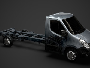 renault master singlecab sw e30 chassis 2014 3D Model
