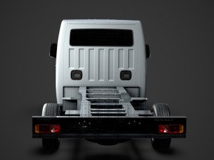 renault master singlecab sw e30 chassis 2014 3D Model