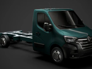 chassi renault master singlecab sw e30 2020 Modelo 3D