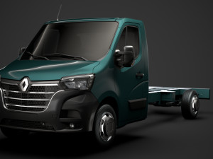 renault master singlecab sw e30 chassis 2020 Model 3D