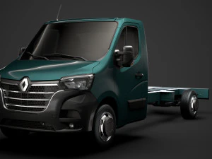 renault master singlecab sw e30 chassis 2020 3D Model
