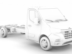 renault master singlecab sw e30 chassis 2020 Model 3D