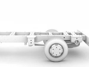 renault master singlecab sw e30 chassis 2020 3D Model