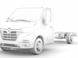 renault master singlecab sw e30 chassis 2020 3D Model