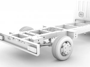 renault master singlecab sw e30 chassis 2020 3D Model