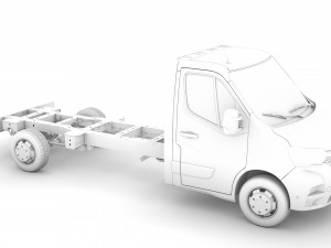 renault master singlecab sw e30 chassis 2020 Model 3D