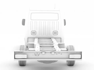 renault master singlecab sw e30 chassis 2020 3D Model
