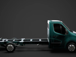 renault master singlecab sw e30 chassis 2020 3D Model