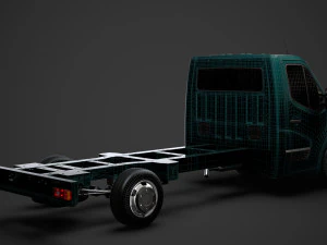 renault master singlecab sw e30 chassis 2020 3D Model