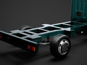 renault master singlecab sw e30 chassis 2020 Model 3D