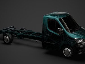 renault master singlecab sw e30 chassis 2020 Model 3D