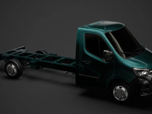 renault master singlecab sw e30 chassis 2020 3D Model