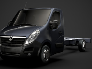 vauxhall movano singlecab sw e30 chassis 2014 Model 3D