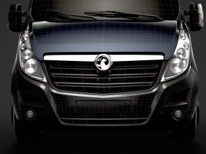 vauxhall movano singlecab sw e30 chassis 2014 Model 3D