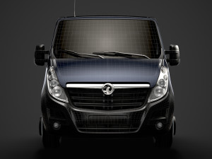 vauxhall movano singlecab sw e30 chassis 2014 Model 3D